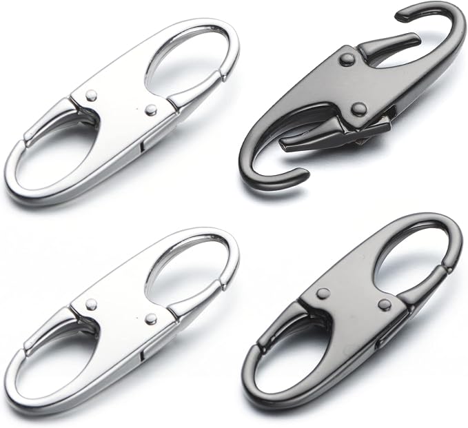 Zpsolution Zipper Clips Anti Theft, Zipper Locks for Backpacks, Purses | Locking Clips for Travel, Theft Deterrent, Double Opening Small Carabiner Clips, Zipper Pull Replacement by Zpsolution