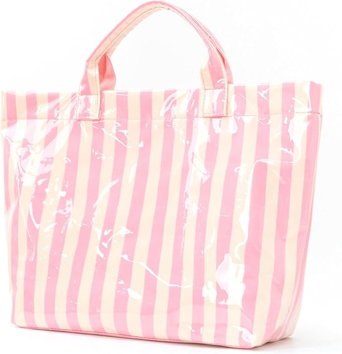 Lushandy PVC Tote Bag for Women Jelly Beach Bag Top Handle Hobo Handbag | Water-Resistant, Wipe Clean, Lightweight - Image 6