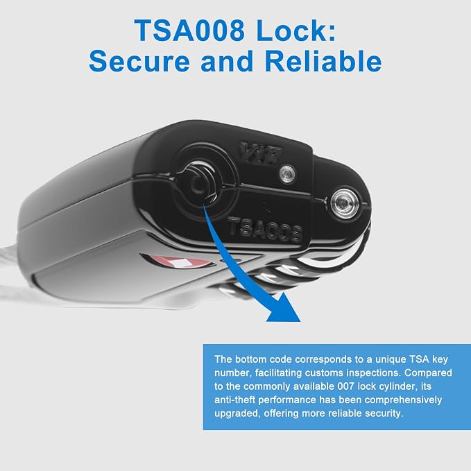 Diyife TSA Locks for Luggage, [Security Upgrade] TSA Approved Luggage Locks | TSA008, Open Alert Indicator, 4 Digit Combination Small Round TSA Travel Lock for Suitcase, Bag, Backpack, 2 Pack - Image 3