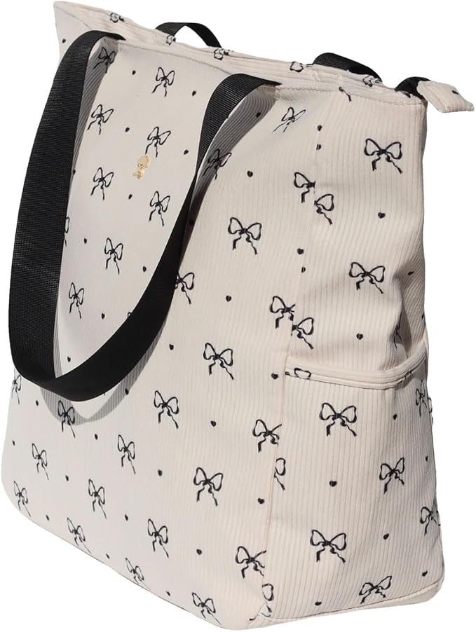 ESVAN Original Floral Water Resistant Large Tote Bag Shoulder Bag for Gym Beach Travel Daily Bags Upgraded - Image 4