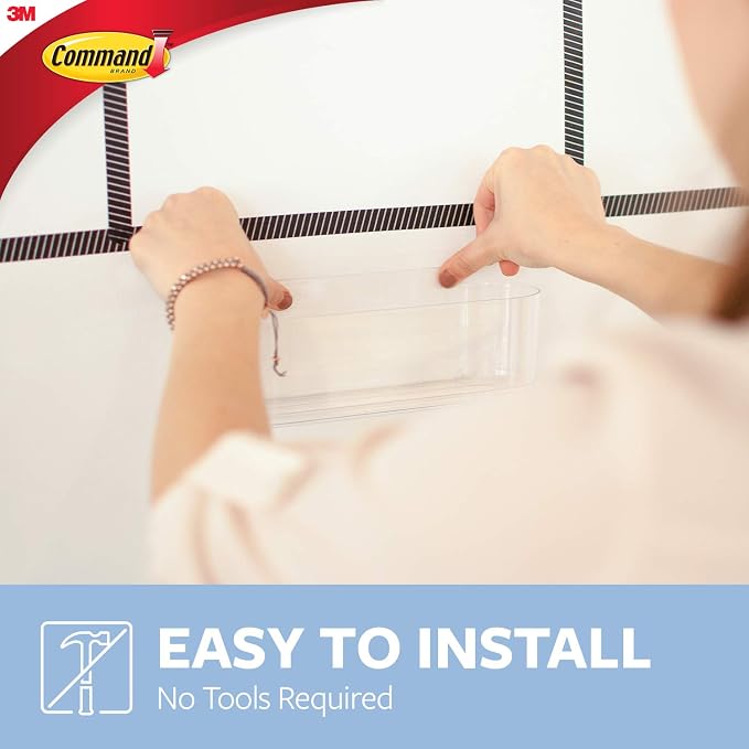 Command Large Caddy, Organize Damage-Free, 1 caddy, 4 strips (HOM-15) - Image 4