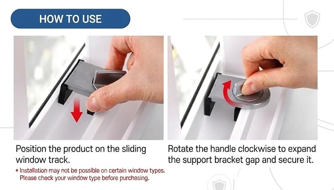 Portable Travel Security Kit: Portable Door Lock, 2-Pack Window Locks, and Rubber Door Stop Wedge - 4-in-1 Essential Safety Bundle for Hotels, Vacation Rentals, and Apartment Rentals - Image 5