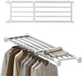 Expandable Tension Shelf Rod, Closet Tension Shelf Rod for Cabinet | Tension Shelf Rod Closet System Heavy Duty Clothes Hanger Adjustable DIY Storage Organizer Shoe Rack 23.62 - 39.37 inches by FineLivingStartingwithaHome
