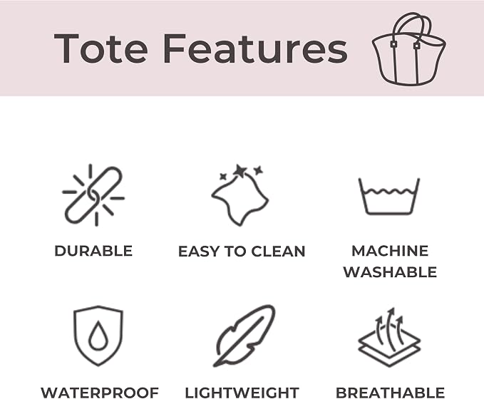 POPUPS Large Neoprene Tote Bag for Women - Everyday Designer Handbag for Travel Work and Beach with Pockets and Zipper Pouch - Image 8