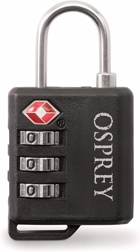 Osprey TSA Approved Luggage Lock, Black by Unknown