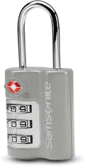 Samsonite 3-Dial Combination Lock, TSA Approved Travel Lock, Light Grey by Samsonite