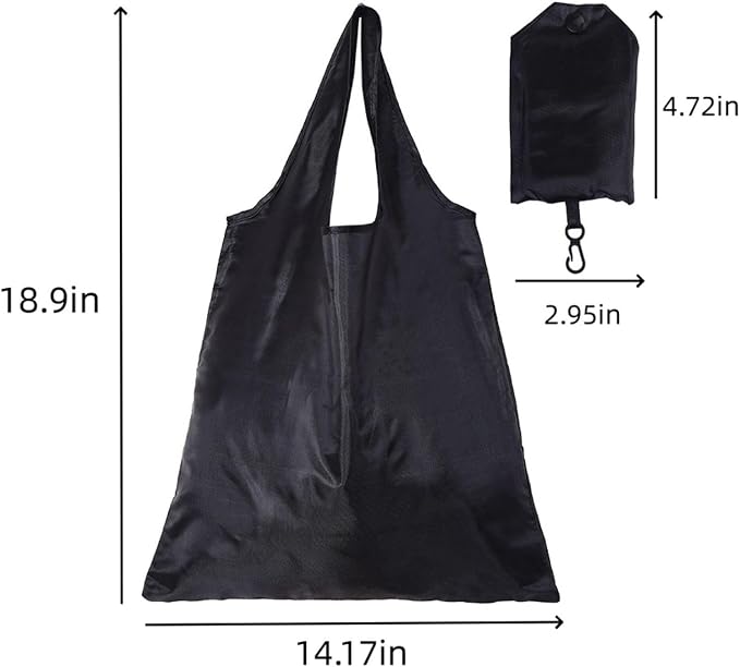 Ultra-Lightweight Foldable Tote Bag, Unisex Reusable Shopping and Travel Tote, Compact Collapsible Market Carryall - Image 4