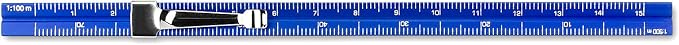 Alumicolor 3611-5 Aluminum Combination Pocket Scale With Clip, 6IN, Blue - Image 4