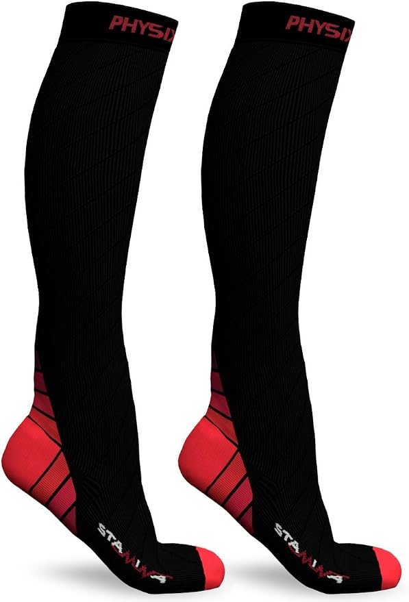 Physix Gear Compression Socks 20-30 mmHg - Men & Women - Running, Nurses, Shin Splints, Flight, Travel - Image 4