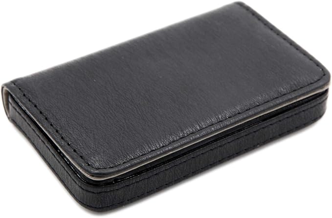 AI-DEE RFID Blocking Wallet - Minimalist Leather Business Credit Card Holder - Black2 - Image 5