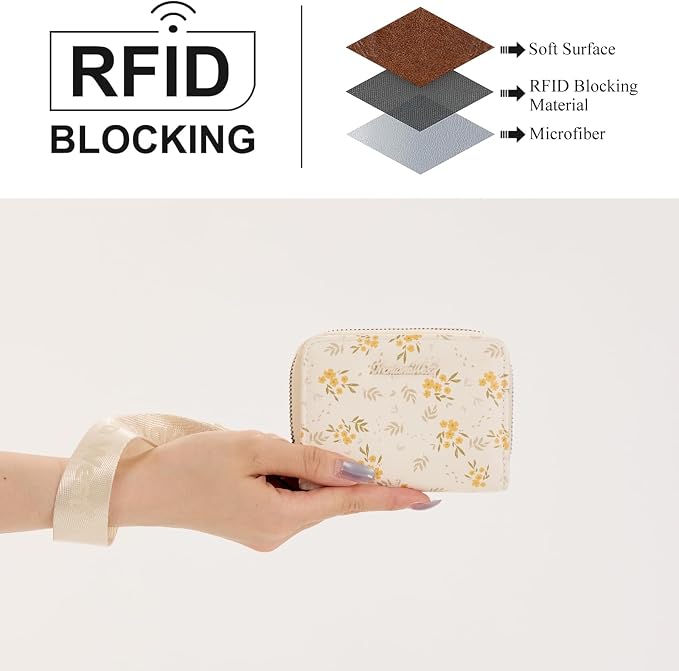 Montana West Small Wallet for Women Female Ladies with a Detachable Wristlet Womens Wallet with Rfid Blocking Lining Minimalist Lightweight & Easy to Carry - Image 2