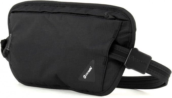 Pacsafe Coversafe X100 Anti-Theft RFID Blocking Waist Wallet, Black - Image 4