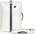 BAGAIL TPU Vacuum Bag for Travel, Reusable Compression Bag with IPX8 Waterproof Zipper, Save Space for Suitcase, Backpack and Carry on (White, Large, No Pump) by BAGAIL