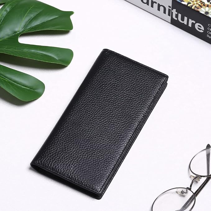 GOIACII Wallets for Women RFID Blocking Ultra Slim Leather Credit Card Holder Clutch - Image 5