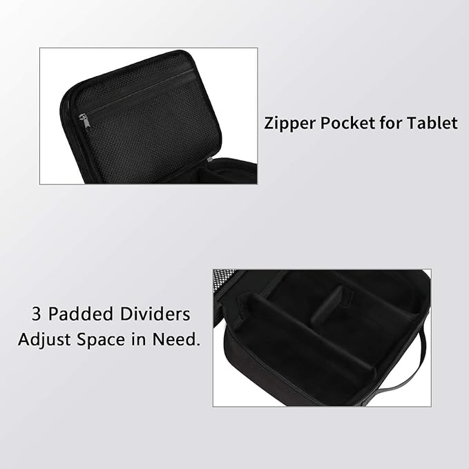 MATEIN Electronics Organizer Travel Case, Cable Organizer Bag, Black | Water Resistant, Gifts for Men, Storage Bag for Camera Accessories, for Travel Essentials, Phone, Cord & Tablet - Image 5