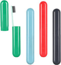 Hooqict 4 Pack Travel Toothbrush Case Portable Travel Toothbrush Holder Plastic Toothbrush Container Protector Cover for Traveling, Camping, Home, School, Business by Hooqict