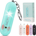 Personal Safety Alarm - Waterproof Rechargeable Security Alarm - 140dB Extra Loud Siren & Strobe Light - Self Defense Keychain - Gift for Women, Teenagers, College Girls, Seniors (Aqua) by Unknown
