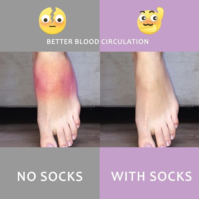 fenglaoda Compression Socks for Women Men 3 Pairs Graduated Compression Support Circulation Socks for Nurses - Image 3