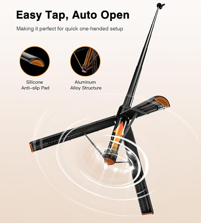 for Mag Safe Tripod for iPhone, JustTap 65” Selfie Stick for iPhone | 360 Magnetic Mount,4 Positions for Front & Rear Shooting,Phone Tripod Stand for Video Recording Travel Vlog Live Streaming - Image 4