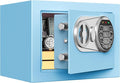 Goldenkey Small Kids Safe, Digital Mini Safes, Money Safe Box, Blue by GOLDENKEY