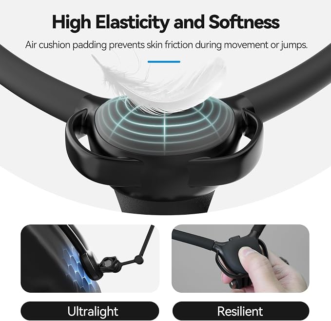 TELESIN Neck Mount Se 2.0 Combo Set, Magnetic Phone Holder for iPhone Android, Chest Strap Hand Free POV Video Phone Stand for iPhone 17 16 15 14 13 12 Samsung Android Action Cameras | 2-in-1 neck mount with N52 phone holder, air cushion and chest stra... - Image 4