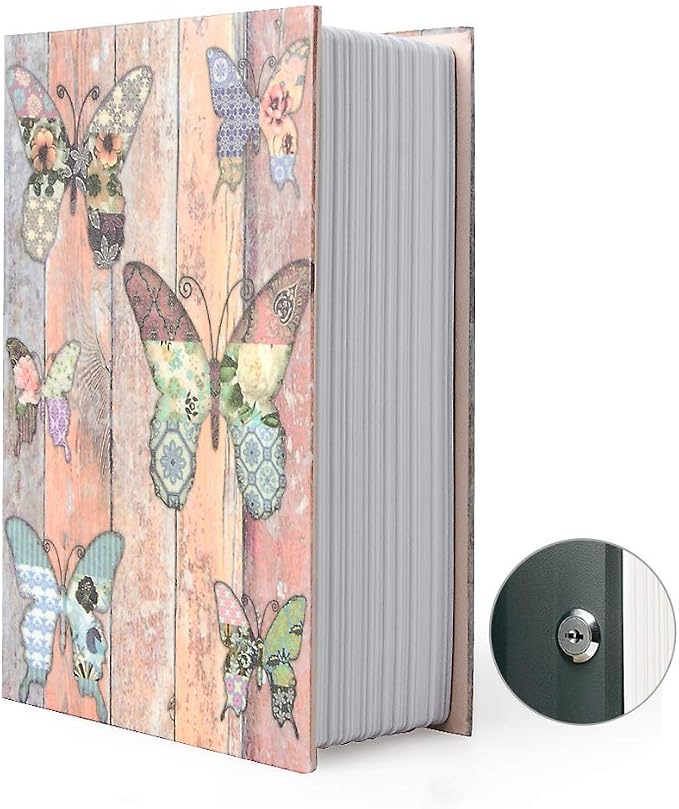 Diversion Book Safe Storage Box, Dictionary Secret Safe Can with Security Combination Lock/Key by PACOLO