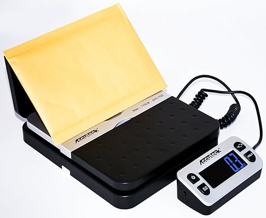 ACCUTECK 8580 High Capacity 110 Lbs High Accuracy 0.1OZ Digital Postal Scale with Remote Display, Batteries and USB Cable and AC Adapter Included - Image 4