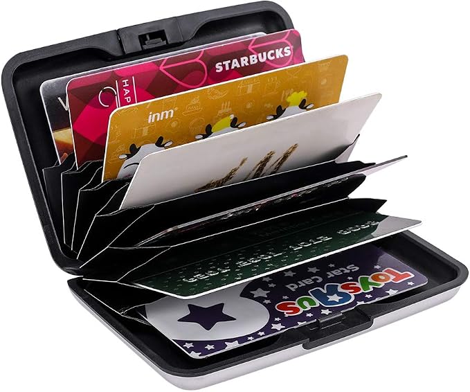RFID Blocking Credit Card Protector Aluminum ID Case Hard Shell Business Card Holders Metal Wallet for Men or Women (silver) | RFID Blocking Credit Card Protector Aluminum ID Case Hard Shell Business Card Holders Metal Wallet for Men or Women - Image 5
