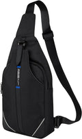 WATERFLY Medium Crossbody Sling Backpack Anti Theft Backpack for Traveling Chest Shoulder Bag by Waterfly