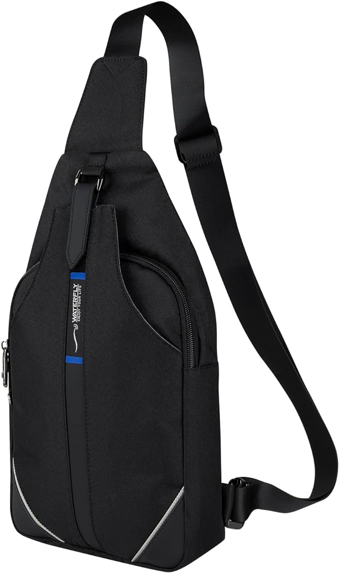 WATERFLY Medium Crossbody Sling Backpack Anti Theft Backpack for Traveling Chest Shoulder Bag by Waterfly