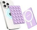 amBand ASMR Stuff Silicone Suction Phone Mount, Stable Hands-Free Sticky Holder for iPhone, Cute Aesthetic Gear for TikTok Influencers & ASMR Content Creator, Lilac Purple by amBand