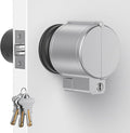 AST Adjustable Door Knob Cover with High Security Cylinder and 3 Brass Keys | Childproof Door Knob Cover with Lock, Lockout to Doorknob. Safety Cover for Faucet, Valve, Spigot. Prevent Access to Keyhole by ASTLockHardware