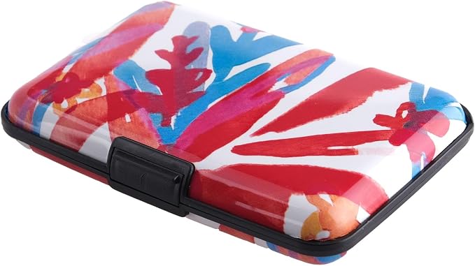 RFID Blocking Credit Card Holder for Men Women - Stylish Travel Wallet - Best protection for Bank Debit, ID, ATM, Cards against Scanning Criminals (painting) by BOHONG