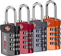 Forge 4-Digit Combination Lock, TSA Approved Locks for Luggage, Travel, Gym, School, Suitcase, Backpack, Pelican case, Easy Read dials, zinc Alloy Body. by Forge