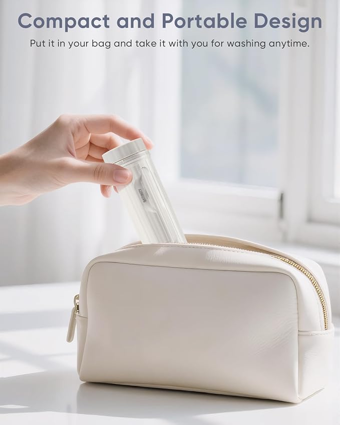 Portable Bidet for Travel, Multi- Bottle Compatible Handheld Bidet, 3 Water Pressure Modes, 180°Adjustable Nozzle, IPX6 Waterproof, White - Image 5