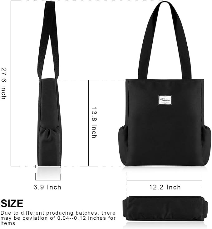 KAMO Floral Tote Bag - Waterproof Lightweight Handbags Travel Shoulder Bag for Hiking Yoga Gym Swimming Travel Beach - Image 3