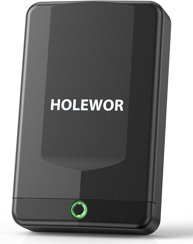 Gun Safe Small Pistol Safe Biometric Gun Lock Box for Handgun, Fingerprint Quick Access Portable Pistol Case for Car Travel Nightstand Bedside by HOLEWOR