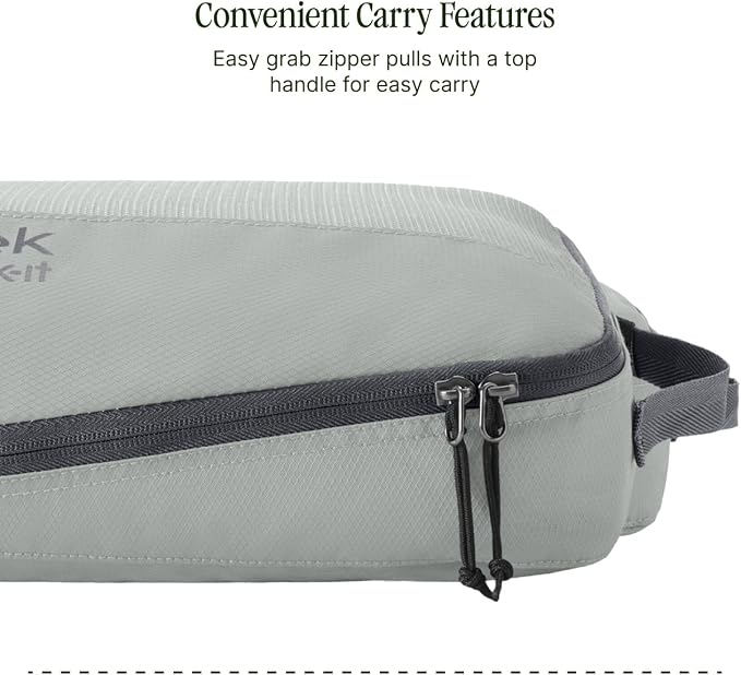 Eagle Creek Pack-It Reveal Cube Set, XS/S/M, Storm Grey | Packing Cubes for Compartmentalizing Luggage, Durable, Ultra-Lightweight, Breathable, Easy Grab Zipper, Mesh Windows - Image 5