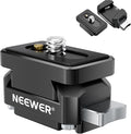 NEEWER Action Camera Quick Release Plate Compatible with Insta 360 x4 x5, Aluminum Tripod Mount QR Adapter Accessories Kit with 1/4" Thread Hole for Filmmaking Video Recording, CA139 by Neewer