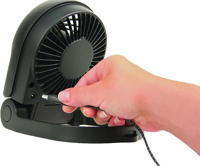 Honeywell HTF090B Turbo On-the-Go Personal Fan,Black – Small Portable Fan for Travel,(Pack of 4) - Image 4