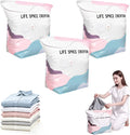 3PC No Pump Vacuum Storage Bags, No Pump Large Vacuum Storage Compression Bags, Thick Airtight Reusable Organizer for Clothes Comforters Travel Moving Closet Storage (M) by Unknown