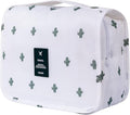 Travel Toiletry Bag for Women, Hanging Toiletry Bag with Multi-Pockets, Toiletry Bag for Traveling Easy Clean, Travel Organizer Cactus Pattern by Yeegras