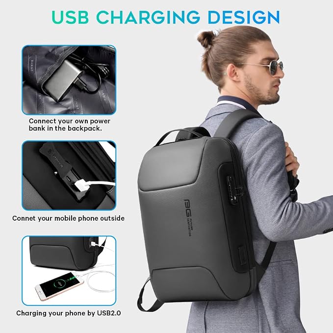 BANGE Tech Laptop Backpack for Men and Women - Image 4
