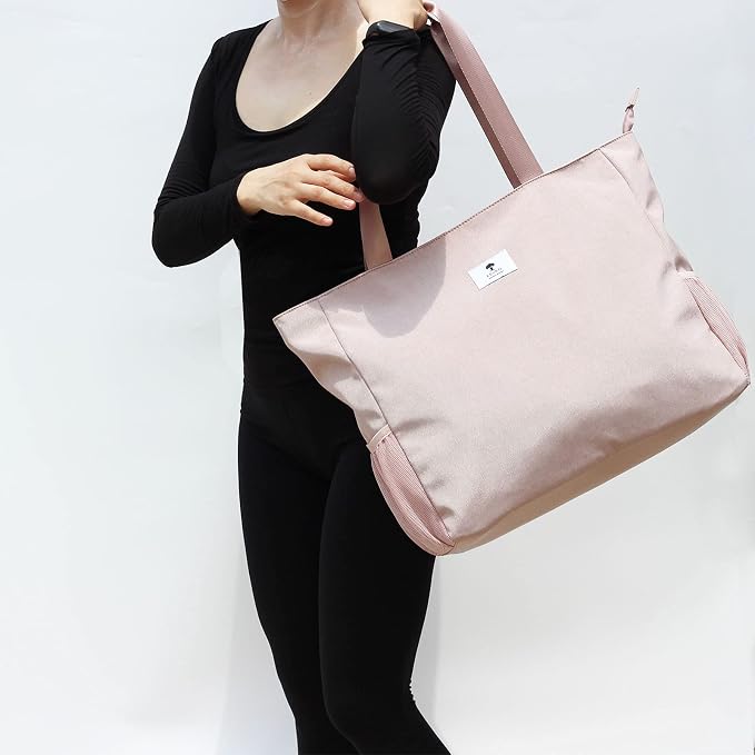 ESVAN LARGE BEACH BAG Water Resistant Lightweight 20 inch Women Oversize Tote Bag for Gym Beach Travel Pool Yoga Nurse - Image 2