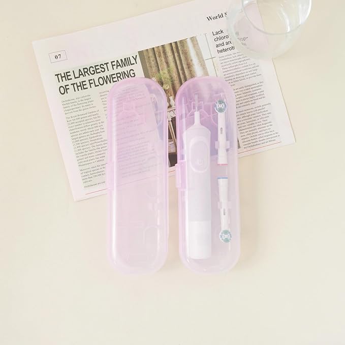Newly upgraded toothbrush travel case, suitable for Oral-B/Oral-B Pro/Philips Sonicare/Aquasonic toothbrush, travel electric toothbrush box (pink) - Image 10