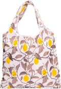 1 Pack Reusable Shopping Bag, Foldable Grocery Bag (Lemon) | Large Capacity, Washable, Grocery Tote, Utility Travel Shoulder Bag by MOLOVACase
