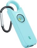 TIPSEAN Personal Safety Alarm - 135dB Ultra Loud Siren with LED Strobe Light, USB-C Rechargeable, Compact Keychain Alarm for Women/Men, Emergency Flashlight & Vibration Alert(Blue) by Unknown