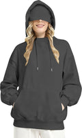 Unisex Travel Hoodie with Eyemask Fleece Sweatshirt Fall Winter | Airplane Hoodie with Multi Pockets & Eye mask Womens Sweatshirts Comfort Pullover Fleece Sweaters Fashion Tops for Couples by Eocicvvi