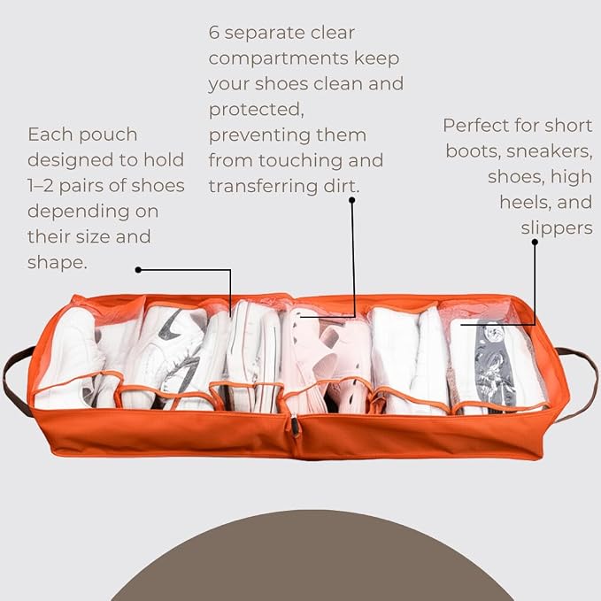 Shoe Bag for Travel, Portable Storage Organizer for Women and Men - Image 2