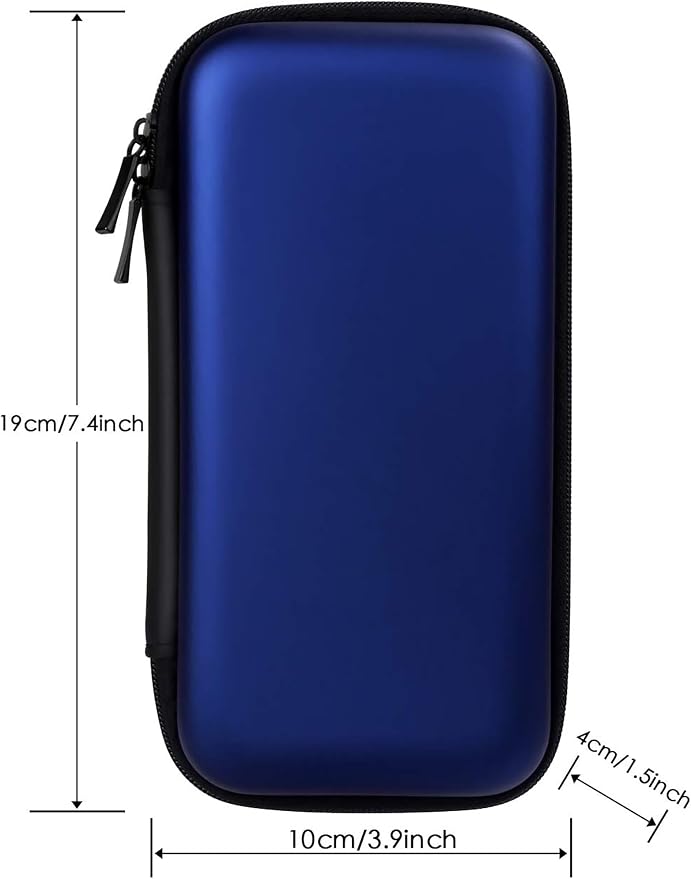 iMangoo Travel Essential Electronics Organizer Charger Case Carrying Pouch | 6.5x3.2x1" Power Bank Tech Accessories Protective Storage Shockproof Portable Purse Men Women School Office Trips Must Have - Image 6